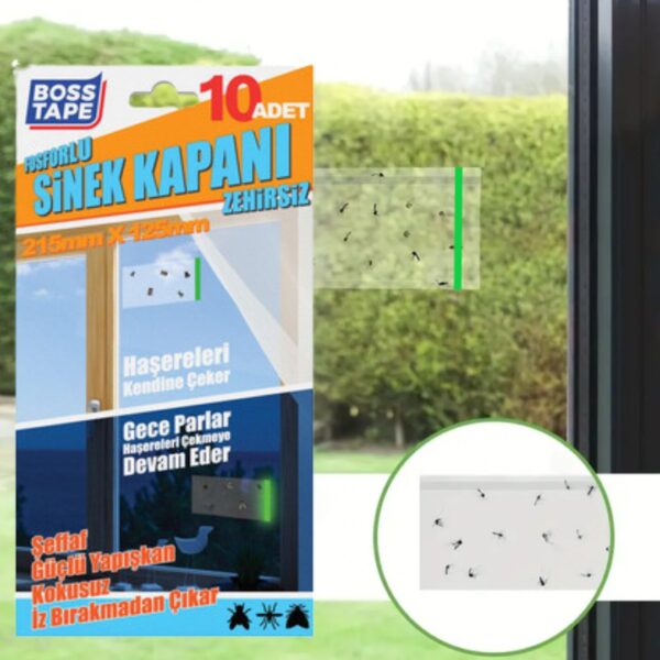 Piège Adhésif pour insectes au fenêtres (10pcs) – Image 5