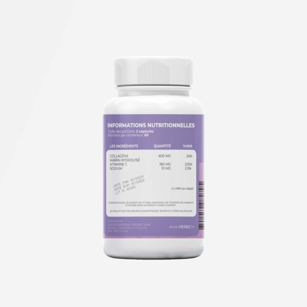 كبسولات الكولاجين البحري (60 كبسولة) COLLAGEN-HZC001 – Image 3