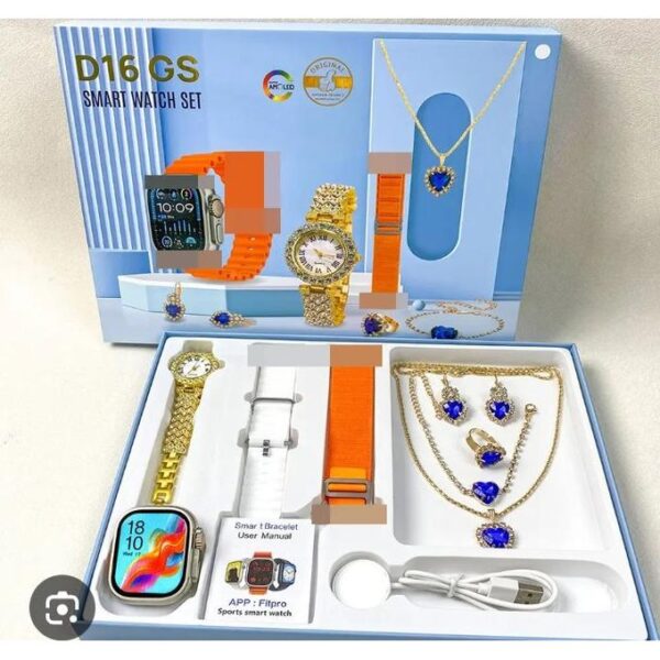 D16 GS Smart Watch Set – Élégance et Technologie