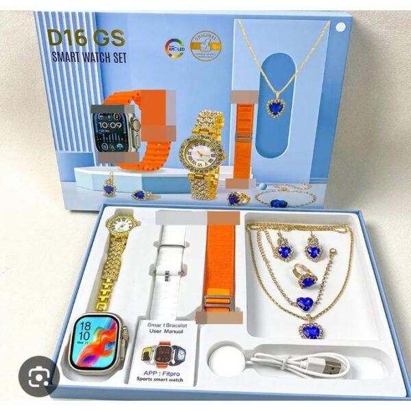 D16 GS Smart Watch Set – Élégance et Technologie – Image 2
