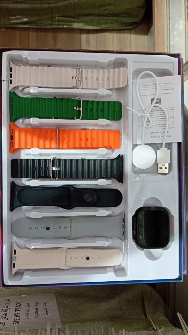 Montre Connectée Ultra 2 avec 7 Bracelets – Image 2