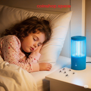 Lampe Anti-Moustiques UV Rechargeable