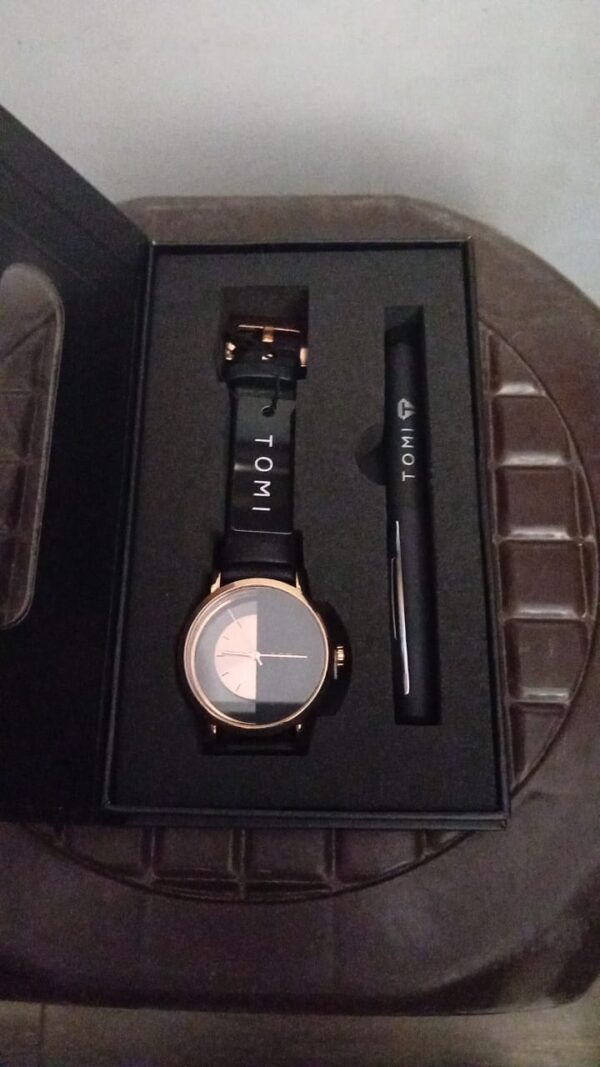 🎁 Coffret Cadeau Homme – Montre Élégante + Stylo Tommy de Qualité – Image 2
