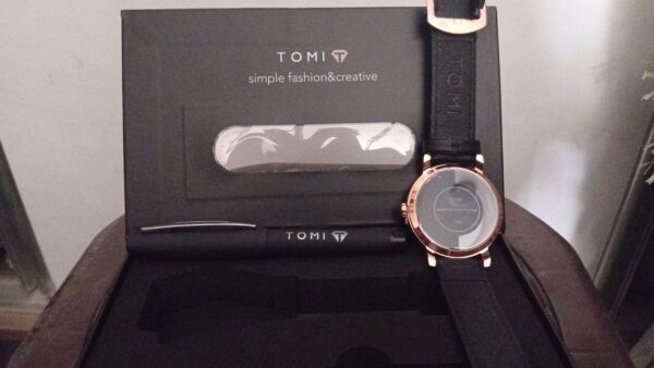 🎁 Coffret Cadeau Homme – Montre Élégante + Stylo Tommy de Qualité – Image 3