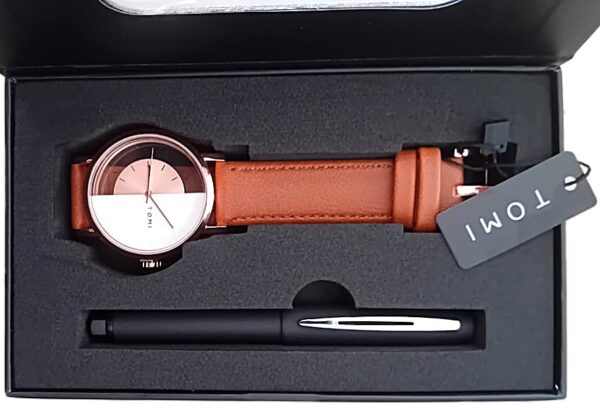 🎁 Coffret Cadeau Homme – Montre Élégante + Stylo Tommy de Qualité – Image 5