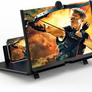 حامل ومكبر شاشة الهاتف بتقنية HD - حماية للعين وتجربة مشاهدة مريحة