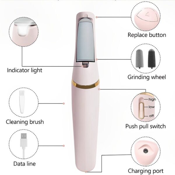 Flawless Pedi Electronic Electronic Pedicure tool – Image 6