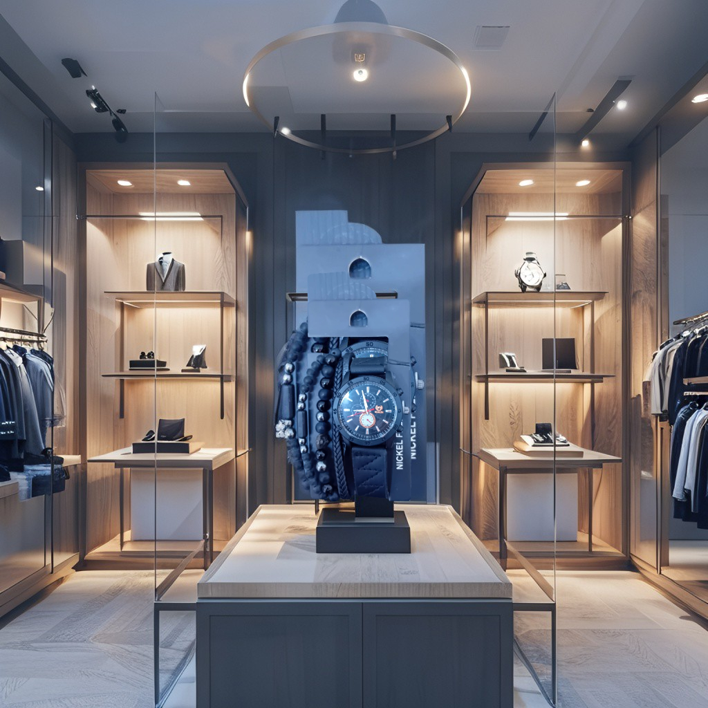 ساعة كوارتز أنيقة للرجال - مقاومة للماء مع تاريخ تلقائي – Image 3