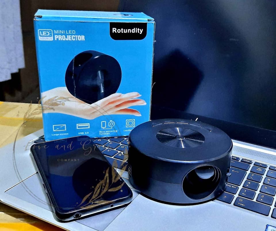 ميني بروجيكتور محمول (جهاز عرض) - سينما منزلية بجودة عالية – Image 6
