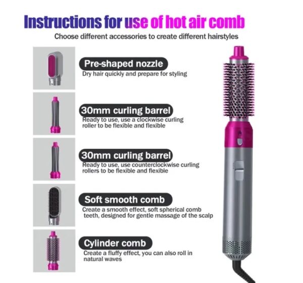 5 in 1 Hair Dryer – Image 8