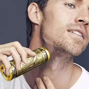 ماكينة حلاقة كهربائية صغيرة للرجال قابلة للشحن - ميني ريزوار ذهبي محمول لتحديد اللحية