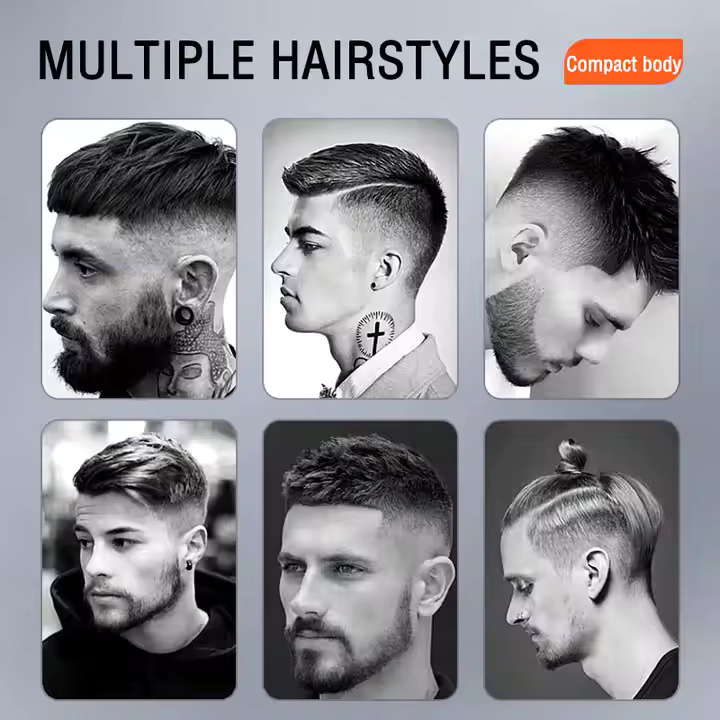 ماكينة حلاقة LE DRAGON الاحترافية للرجال - لاسلكية قابلة للشحن لتحديد اللحية وشعر الرأس – Image 4