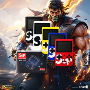 جهاز ألعاب كلاسيكي محمول Super Game Box مع 400 لعبة ريترو