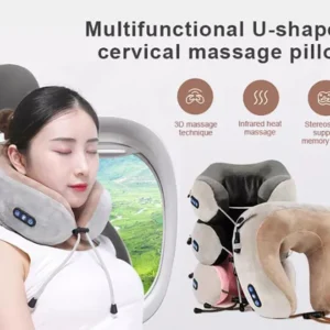 Coussin de Massage Cervical Électrique USB – Forme U