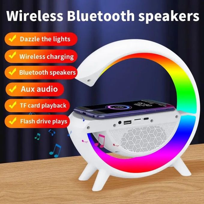 Veilleuse Radio Haut-parleur Bluetooth Réveil-led-usb-rgb – Image 6