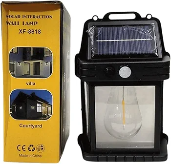 Solar tungsten wire bulb wall lights Garden lights Outdoor waterproof – Image 2